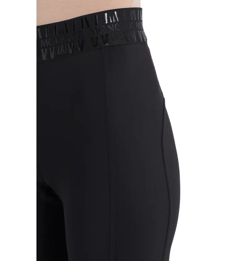 몽클레르 Moncler Bonded Technical Leggings_BLACK