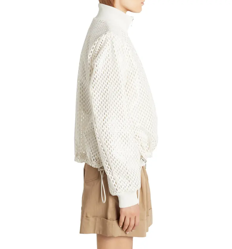 몽클레르 Moncler Pulcherrima Jacquard Mesh Jacket_White
