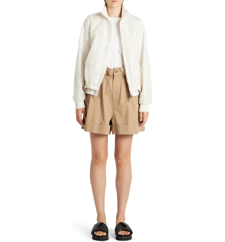 몽클레르 Moncler Pulcherrima Jacquard Mesh Jacket_White