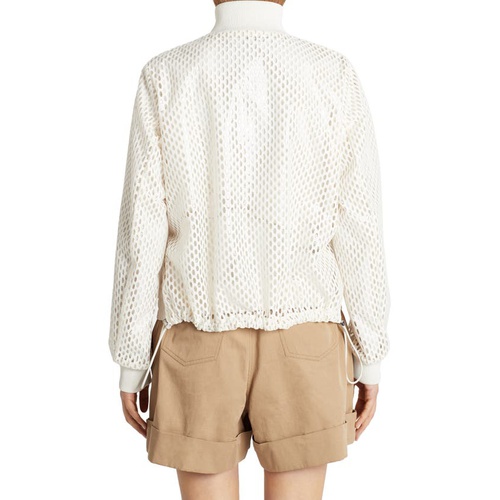 몽클레르 Moncler Pulcherrima Jacquard Mesh Jacket_White