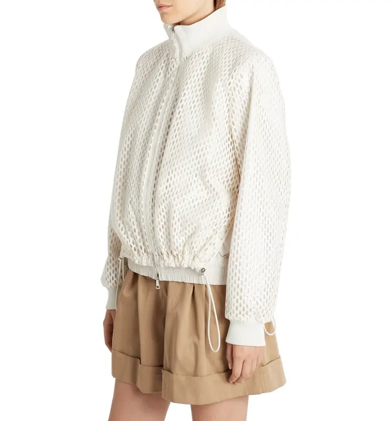 몽클레르 Moncler Pulcherrima Jacquard Mesh Jacket_White
