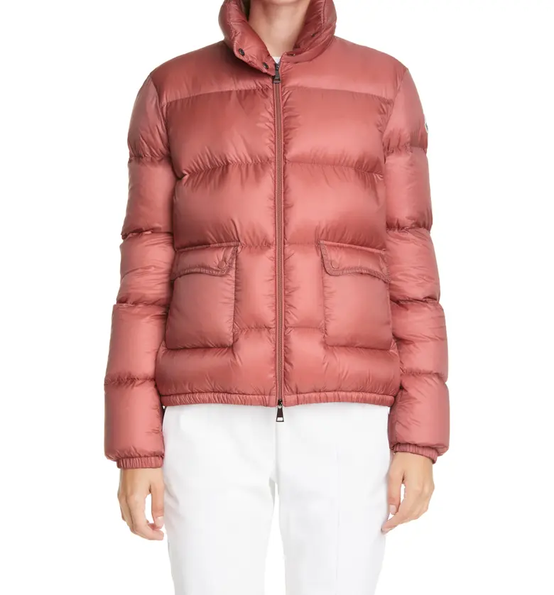 몽클레르 Moncler Lannic Water Resistant Lightweight Down Puffer Jacket_DARK PINK