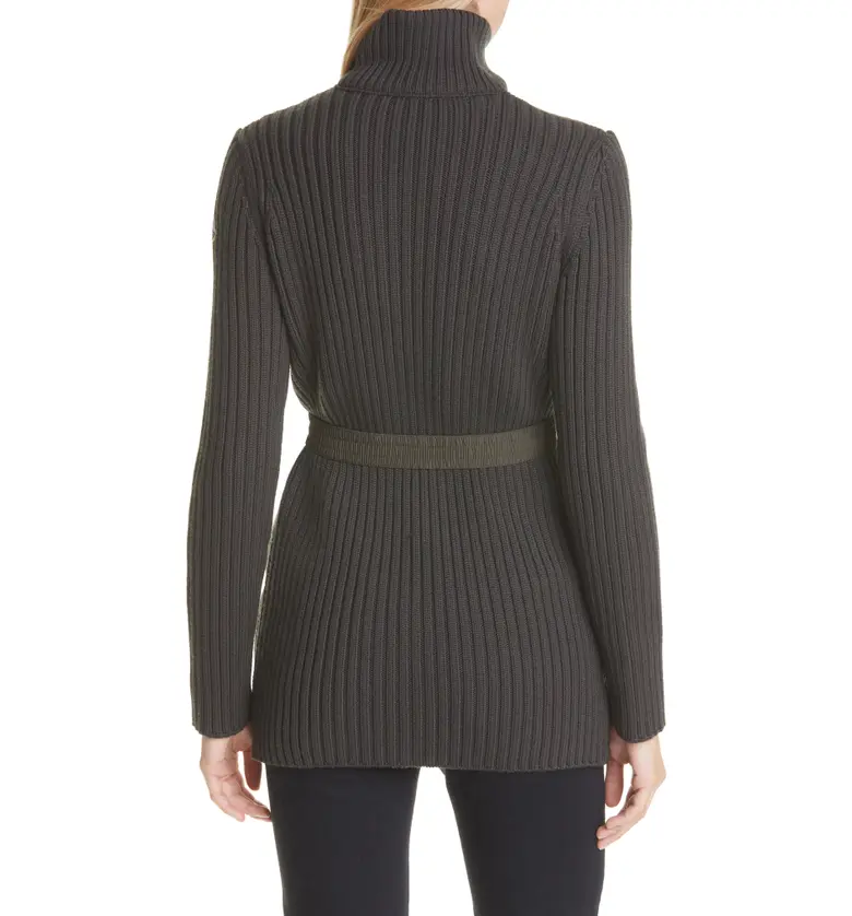 몽클레르 Moncler Quilted Down & Knit Cardigan_OLIVE
