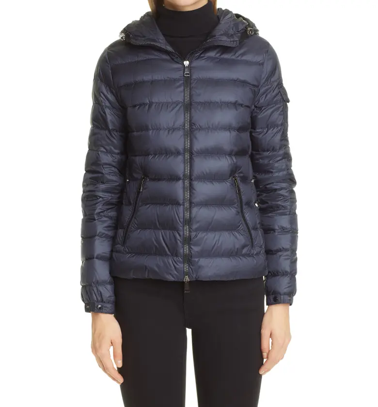 몽클레르 Moncler Bles Water Resistant Lightweight Down Puffer Jacket_NAVY