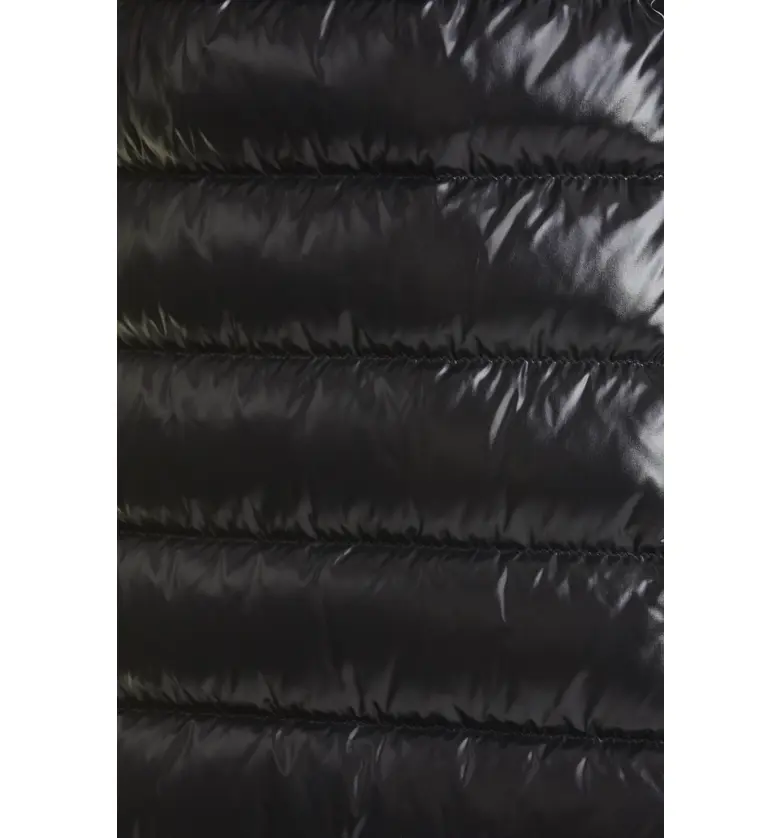 몽클레르 Moncler Moka Water Resistant Long Hooded Down Puffer Parka_BLACK