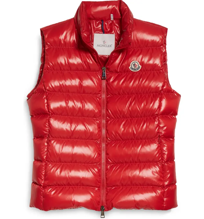 몽클레르 Moncler Ghany Water Resistant Down Puffer Vest_RED