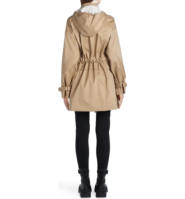 몽클레르 Moncler Water Resistant Parka with Removable Hood_OPEN BROWN