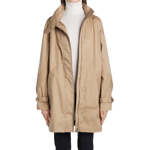 몽클레르 Moncler Water Resistant Parka with Removable Hood_OPEN BROWN