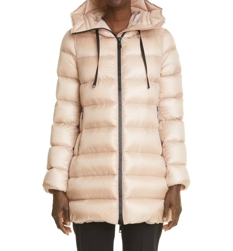 몽클레르 Moncler Suyen Water Resistant Hooded Down Puffer Coat_LIGHT PINK
