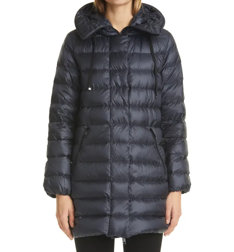 Moncler Gnosia Water Resistant Down Puffer Coat_NAVY