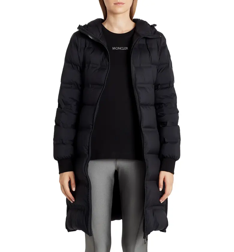 몽클레르 Moncler Sceptrum Long Hooded Puffer Coat_BLACK