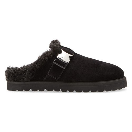몽클레르 Moncler Mon Faux Shearling Mule_BLACK
