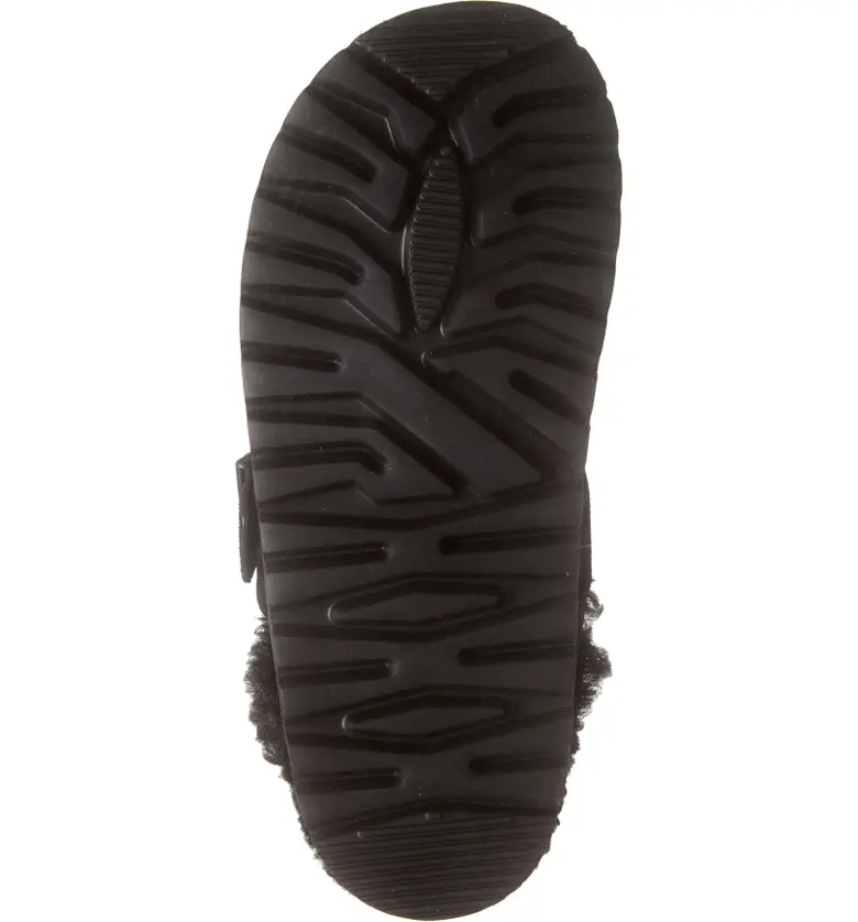 몽클레르 Moncler Mon Faux Shearling Mule_BLACK