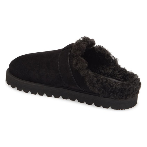 몽클레르 Moncler Mon Faux Shearling Mule_BLACK