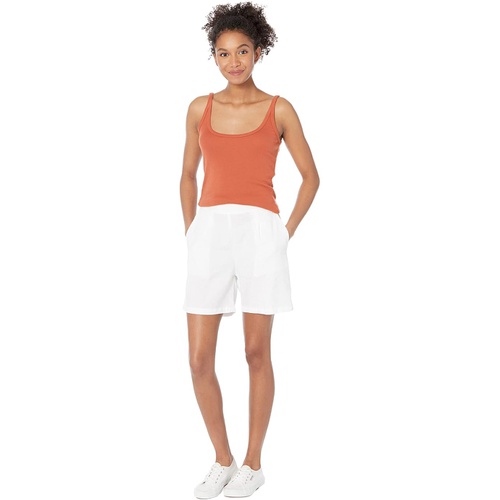  MONROW Linen Shorts with Pleats