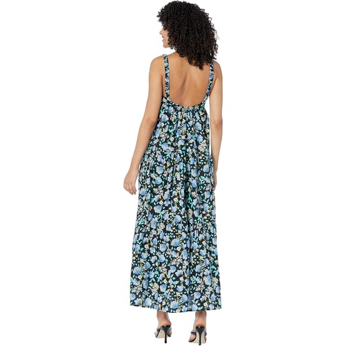  MOON RIVER Floral Printed Maxi Dress