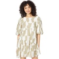 MOON RIVER Geo Print Mini Dress