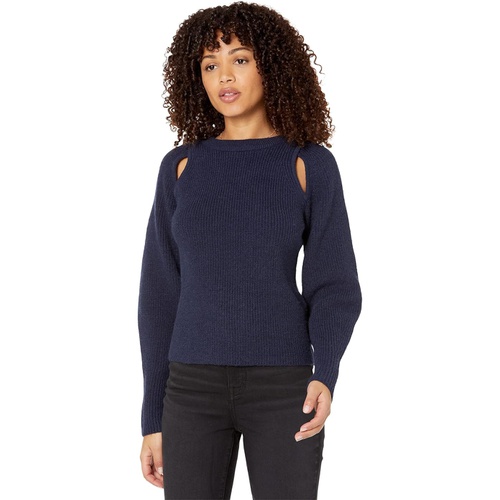  MOON RIVER Shoulder Cutout Sweater