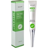 MSLAM Tea Tree Eye Cream for Dark Circle & Puffiness, Natural Tea Tree Essence Eye Cream Anti Aging Bags Reduce Fine Lines and Wrinkles, 0.7oz