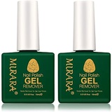 MURARA Gel Nail Polish Remover (2 Packs) - Remove Gel Nail Polish Within 2-3 Minutes - Quick & Easy Polish Remover - No Need For Foil, Soaking Or Wrapping