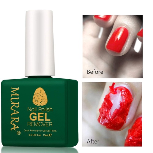  MURARA Gel Nail Polish Remover (2 Packs) - Remove Gel Nail Polish Within 2-3 Minutes - Quick & Easy Polish Remover - No Need For Foil, Soaking Or Wrapping