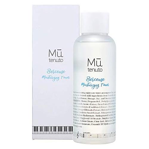  MU TENUTO Berceuse Moisturizing Toner (6.09 fl. oz.) - Hypoallergenic Intensive Hydrating Facial Toner with Natural Ingredients, Night Skin Care by Classical Music, Comfortable Her