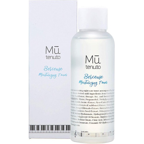  MU TENUTO Berceuse Moisturizing Toner (6.09 fl. oz.) - Hypoallergenic Intensive Hydrating Facial Toner with Natural Ingredients, Night Skin Care by Classical Music, Comfortable Her