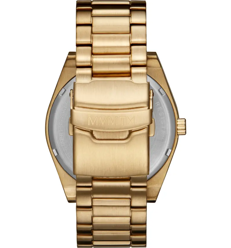  MVMT Element Bracelet Watch, 43mm_GOLD/ BLACK/ GOLD