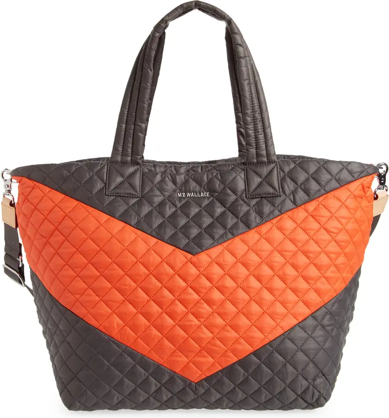 MZ Wallace Deluxe Large Metro Tote_MAGNET FLAME CHEVRON