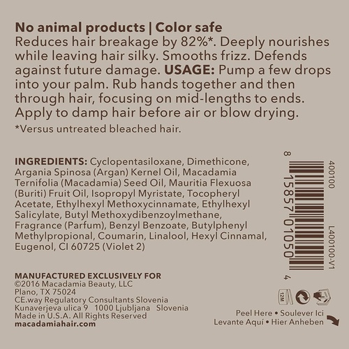  Macadamia Professional Hair Care Sulfate Paraben Free Natural Organic Cruelty-Free Vegan Products Nourishing Repair