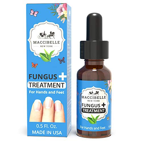  Maccibelle Fungus+ Finger and Toe Fungus Treatment - Maximum Strength Solution, Eliminate Fungal Infections, Powerful & Effective 0.5 oz