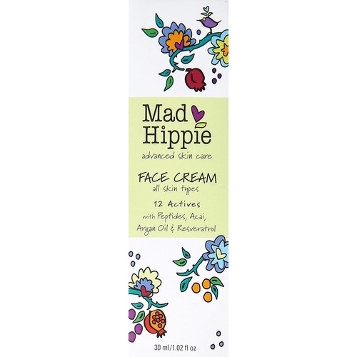  Mad Hippie Face Cream with Anti Wrinkle Peptide Complex 1.0 ounces