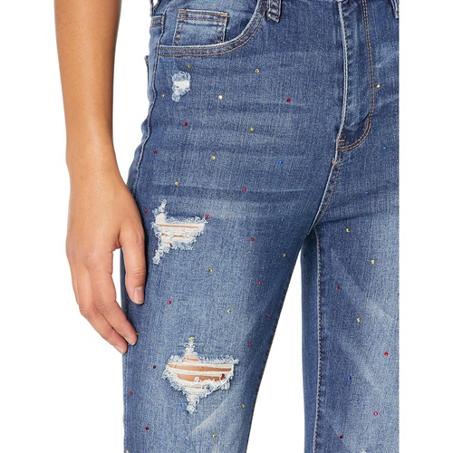 마덴걸 Madden Girl Color Rhinestone Skinny Jeans