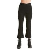 Madden Girl Rib Cropped Flare Sweater Pants