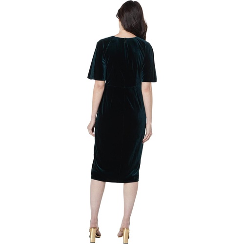  Maggy London Velvet Wrap Dress