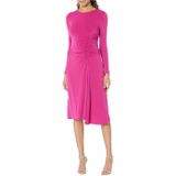 Maggy London Ruched Detail Long Sleeve Dress