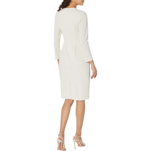  Maggy London Long Sleeve Cutout Midi Dress