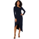 Maggy London Asymmetrical Dress with Ruched Side