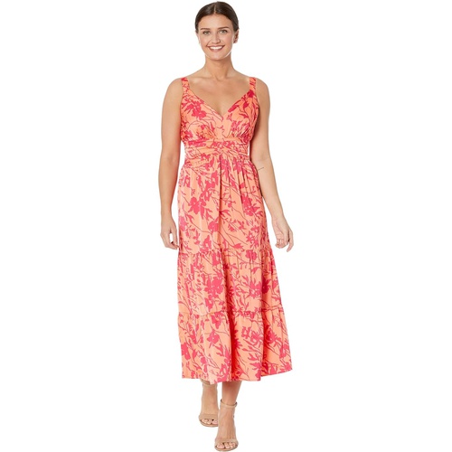  Maggy London Petite Ruched Waist Maxi