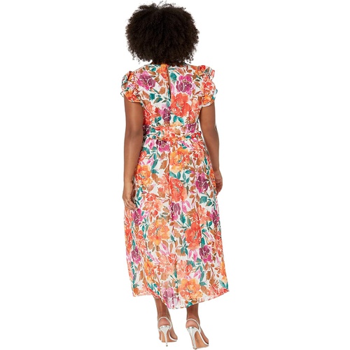  Maggy London Plus Size Maxi with Ruffle Sleeves