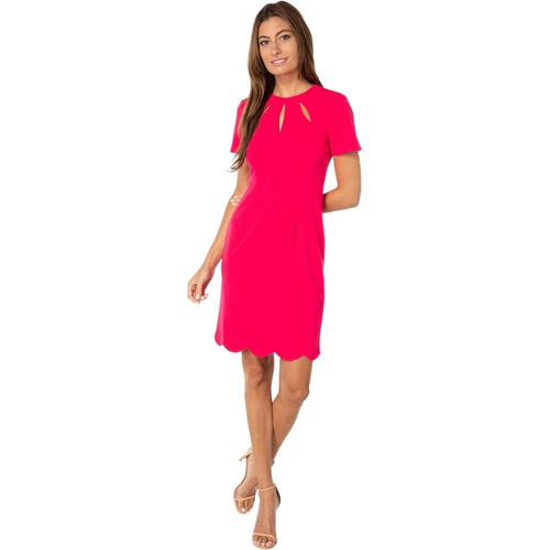  Maggy London Scuba Crepe Cutout Midi Dress