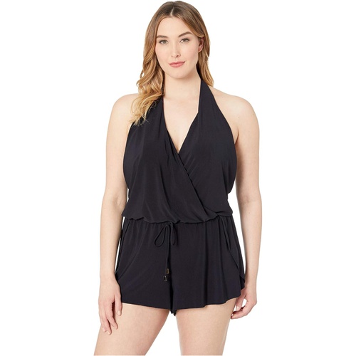  Magicsuit Plus Size Solid Bianca Romper One-Piece