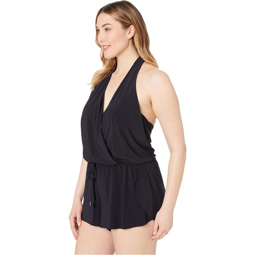  Magicsuit Plus Size Solid Bianca Romper One-Piece