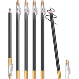 Maitys 6 Pieces Eyeliner Pencils with a Built-in Sharpener 2-In-1 Eye Liner Pen Soft Strokes Eye Silkworm Brighten Pencil Beauty Makeup Tool Christmas Valentine’s Day Present for Women Gi