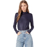 Majestic Filatures Soft Touch Metallic Long Sleeve Turtleneck