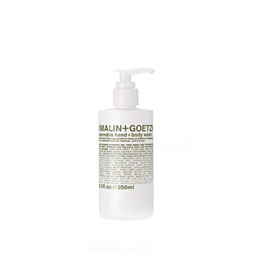  Malin + Goetz Cannabis Hand + Body Wash  cleansing, purifying + hydrating for women and men. for all skin types, even sensitive. no stripping or irritation. cruelty-free + vegan 8