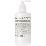 Malin + Goetz Cannabis Hand + Body Wash  cleansing, purifying + hydrating for women and men. for all skin types, even sensitive. no stripping or irritation. cruelty-free + vegan 8