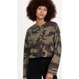 Marissa Webb Relaxed Boyfriend Camo Henley