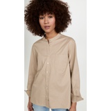 Marissa Webb Lennox Canvas Tie-Back Button Down