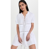 Marissa Webb Quincy Linen Mini Dress